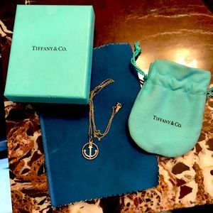 Authentic Tiffany & Co Silver Anchor Necklace